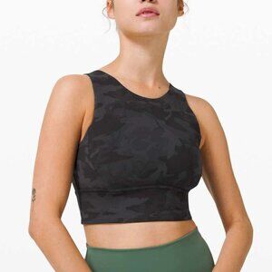 Lululemon Stronger As One Long Line Bra *Medium Support, C/D Cup - 6 Camo